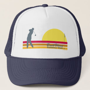 Caddyshack   Bushwood Country Club Sunrise Trucker Hat