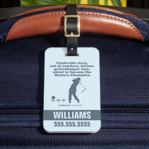 Caddyshack   Cindrella Story Luggage Tag