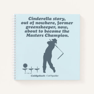 Caddyshack Cindrella Story Notebook