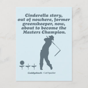 Caddyshack Cindrella Story Postcard