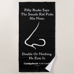 Caddyshack   Fifty Bucks Says Beach Towel