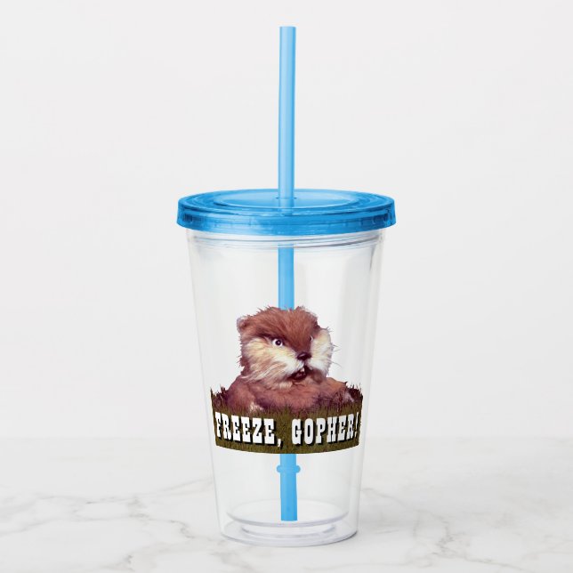 Caddyshack | Freeze, Gopher! Acrylic Tumbler (Front)