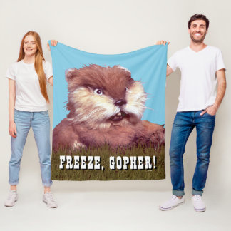 Caddyshack | Freeze, Gopher! Fleece Blanket