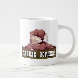Caddyshack   Freeze, Gopher! Large Coffee Mug