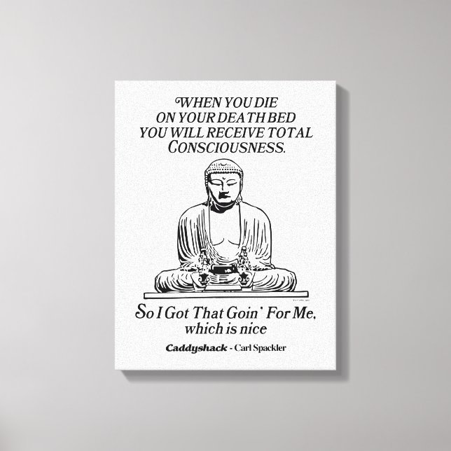 Caddyshack I Got That Going For Me Canvas Print (Front)