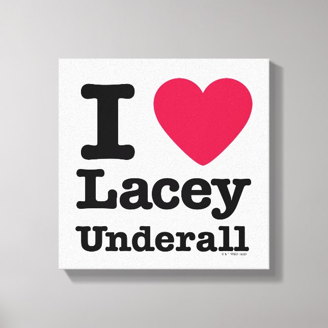 Caddyshack | I Love Lacey Underall Canvas Print (Front)