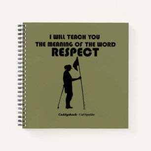 Caddyshack I Will Teach You The Meaning Of The W Notebook