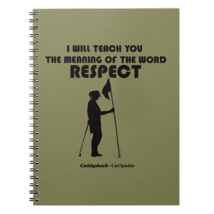 Caddyshack I Will Teach You The Meaning Of The W Notebook