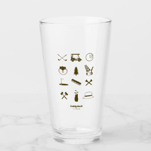 Caddyshack Icons Glass
