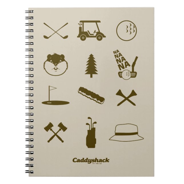Caddyshack Icons Notebook (Front)
