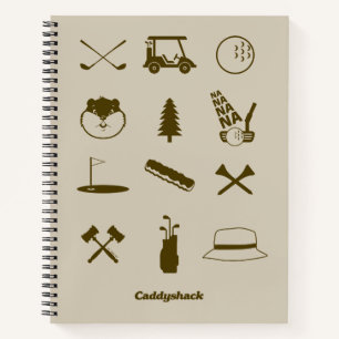 Caddyshack Icons Notebook