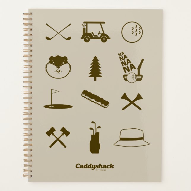 Caddyshack Icons Planner (Front)