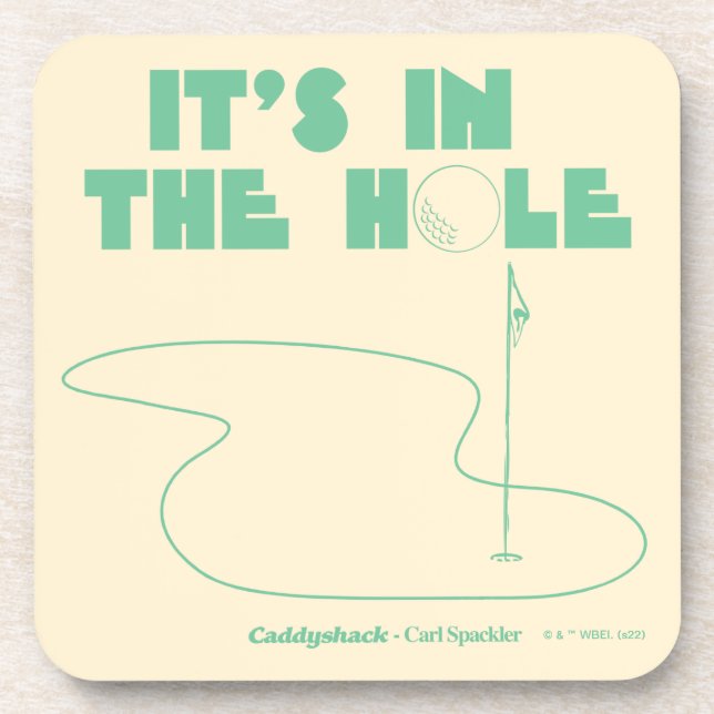 Caddyshack | It's In The Hole Coaster (Front)