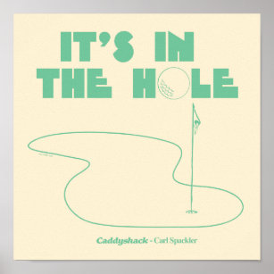 Caddyshack   It's In The Hole Poster