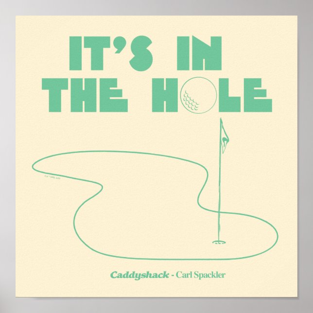 Caddyshack | It's In The Hole Poster (Front)