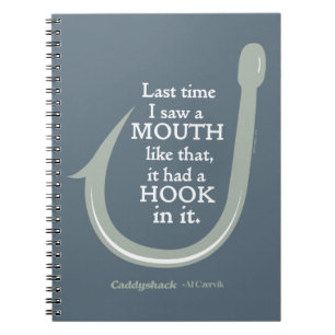 Caddyshack Last Time I Saw A Mouth Like That Notebook