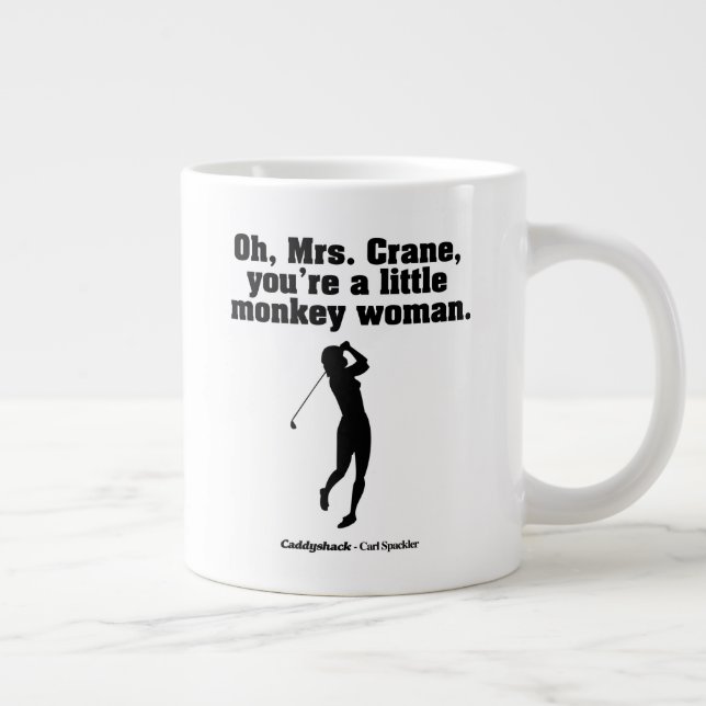 Caddyshack | Oh Mrs. Crane Large Coffee Mug (Right)