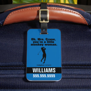 Caddyshack   Oh Mrs. Crane Luggage Tag