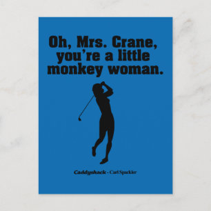Caddyshack   Oh Mrs. Crane Postcard