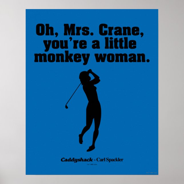 Caddyshack | Oh Mrs. Crane Poster (Front)
