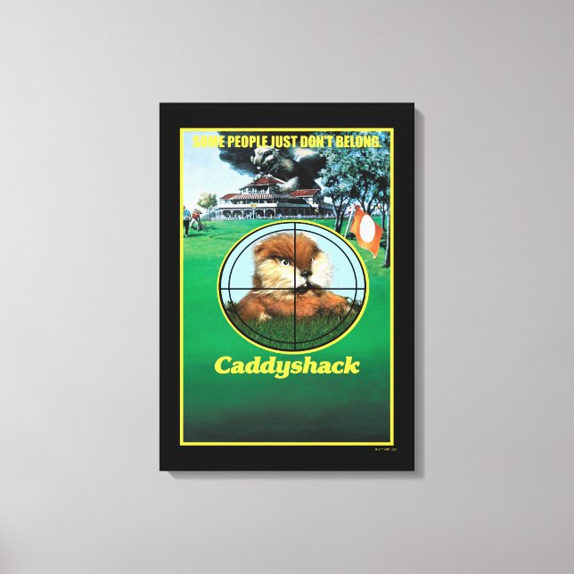 Caddyshack Poster Canvas Print (Front)