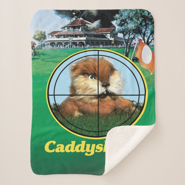 Caddyshack Poster Sherpa Blanket (Front)