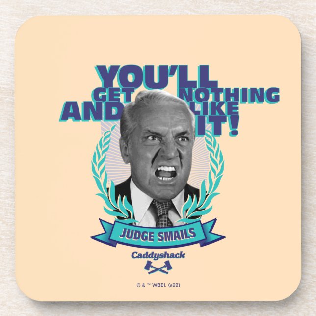 Caddyshack | You'll Get Nothing and Like It Coaster (Front)