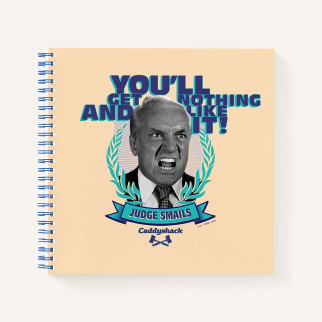 Caddyshack | You'll Get Nothing and Like It Notebook (Front)