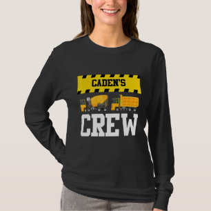 Caden Construction Crew Custom Dumptruck Dump Truc T-Shirt