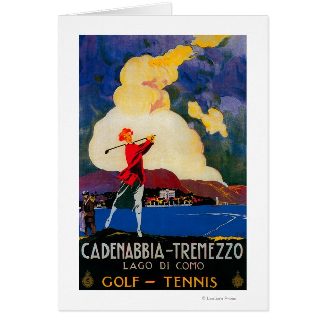 CadenabbiaTremezzo Vintage PosterEurope (Front)