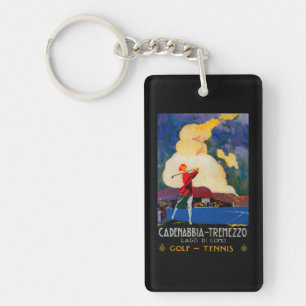 CadenabbiaTremezzo Vintage PosterEurope Key Ring