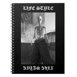 Caderno Life Style Caveira Notebook