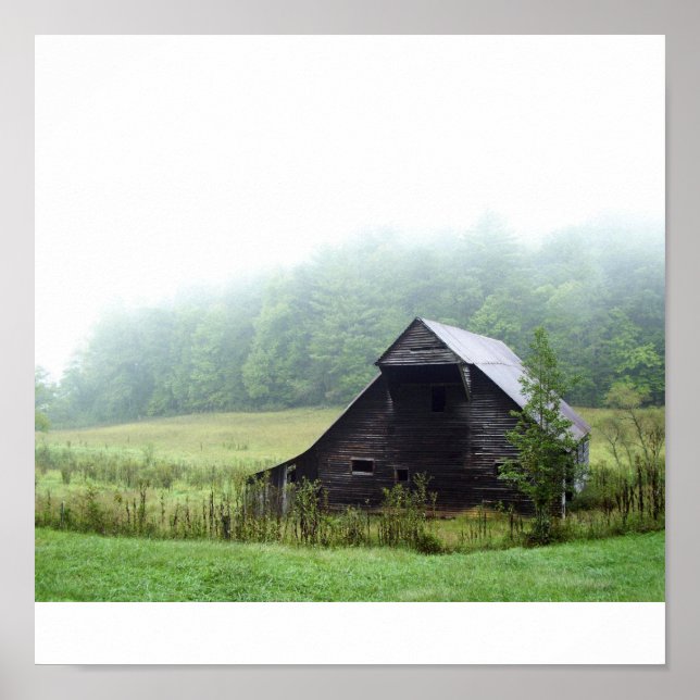 Cades Cove Barn Poster (Front)