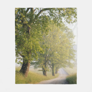 Cades Cove Great Smokey Mountains, TN Fleece Blanket