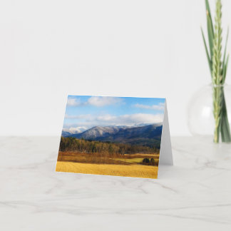 Cades Cove Great Smoky Mountains Notecard
