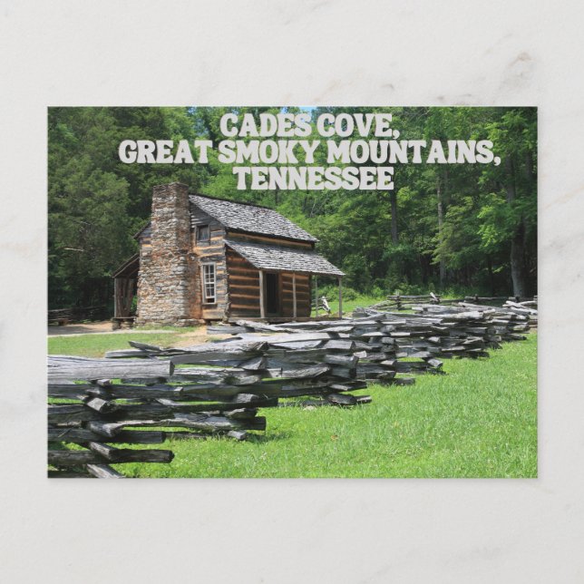 Cades Cove Great Smoky Mountains Postcard (Front)