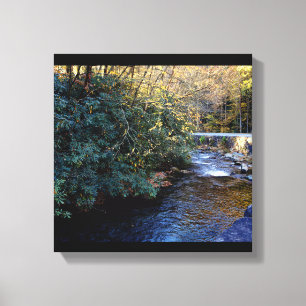 Cades Cove River Smoky Mountains Canvas Print