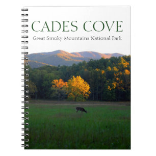 Cades Cove smoky mountain scenery notebook