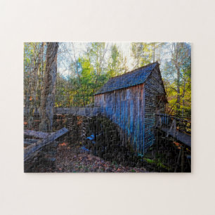 Cades Cove Smoky Mountains. Jigsaw Puzzle