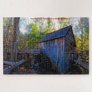 Cades Cove Smoky Mountains. Jigsaw Puzzle