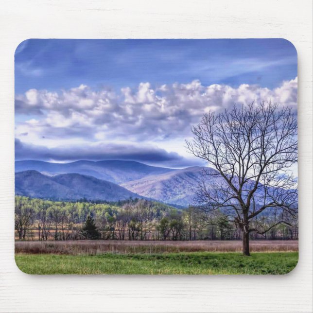 Cades Cove - Smoky Mountains National Park Mouse Mat (Front)