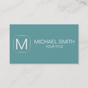Cadet blue colour background business card