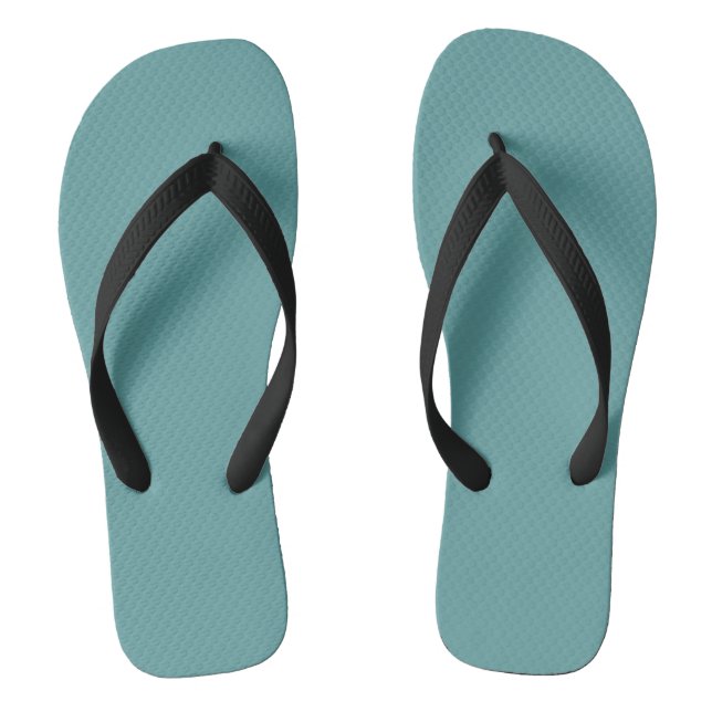 Cadet blue (solid colour)   flip flops (Footbed)