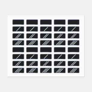 Cadet Corps Pips Set 1 sticker sheet