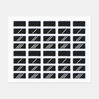Cadet Corps Pips Set 1 sticker sheet