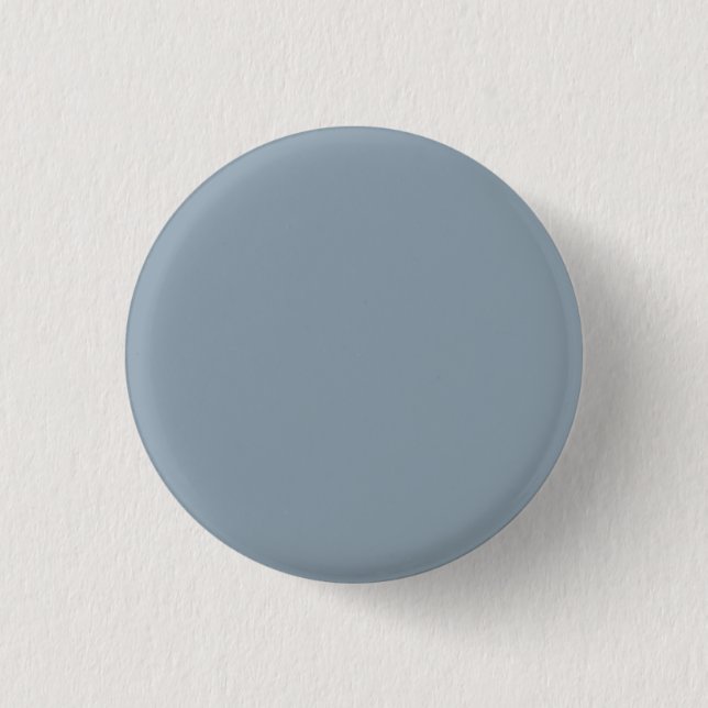 Cadet grey (solid colour)  3 cm round badge (Front)