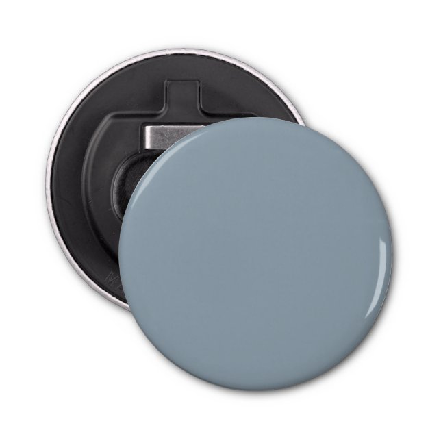Cadet grey (solid colour)  bottle opener (Front)