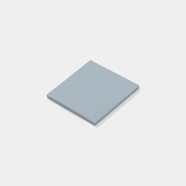 Cadet grey (solid colour)  post-it notes (Angled)