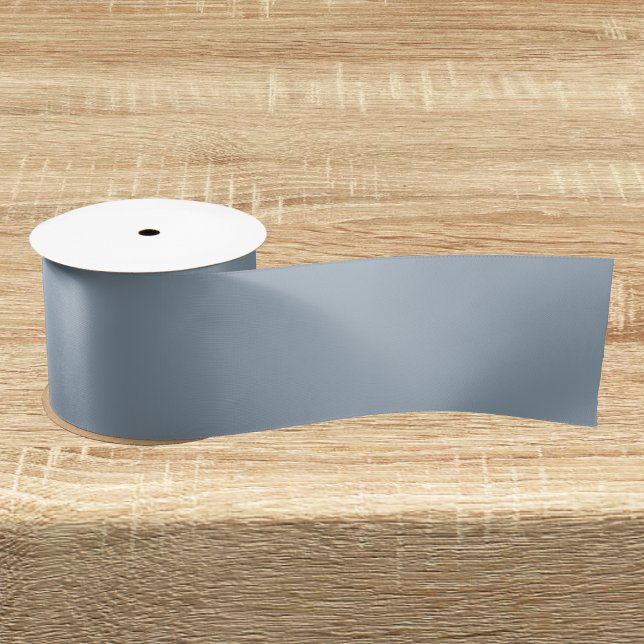 Cadet Grey Solid Colour Satin Ribbon (Creator Uploaded)