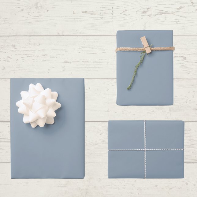 Cadet Grey Solid Colour Wrapping Paper Sheet (Creator Uploaded)
